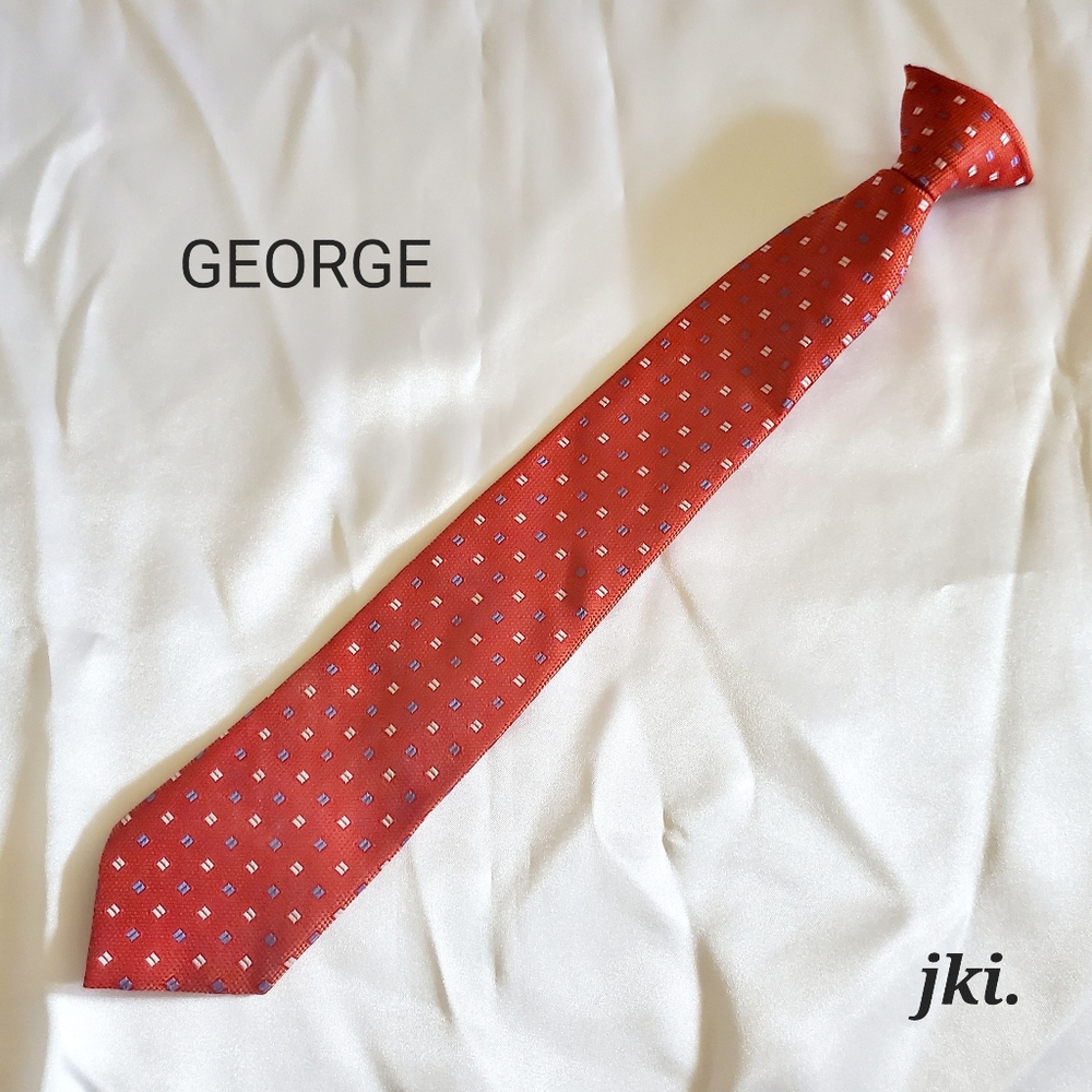 George Men's Clip-On Neckties